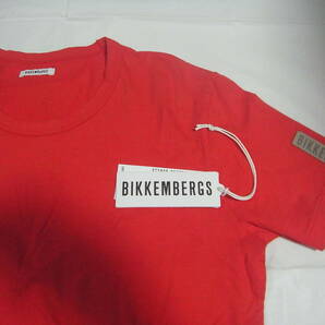 【新品】春夏物 BIKKEMBERGS ビッケンバーグス Tシャツ 赤 半袖 Mサイズ イタリア製 ダーク ビッケンバーグの画像1