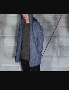 【美品】RIPVANWINKLE リップヴァンウィンクル CROSS NECK HOODIE グレー RB-236