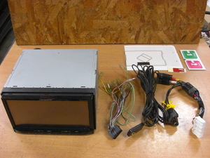 動作OK アンテナ新品付き パイオニア カロッツェリア AVIC-MRZ07 AM FM CD DVD Bluetooth TV ワンセグ メモリーナビ 地図2012年製 送料安