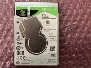 使用時間 89時間　SEAGATE BarraCuda ST2000LM015-2E8174 2000.3 GB 内蔵 SATA ハードディスク HDD （2.5インチ 7mm ) 