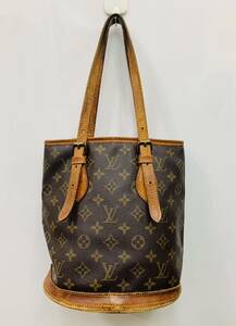 【現状品】 LOUIS VUITTON ルイヴィトン LV M42238 モノグラム バケットPM プチバケット バケツ型