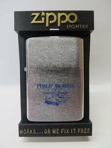 未使用保管品　PHILIP MORRIS フィリップモリス　50ｓ Motor Show モーターショー 50周年　＃200　ZIPPO　ライター　1988年製