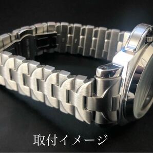 腕時計 修理交換用 社外品 ブレスレット シルバー 24mm 【対応】パネライ ルミノール PANERAI の画像1