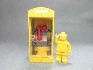 LEGO★E 正規品 電話ボックス ミニフィグ用 同梱可能 レゴ シティ タウン ジオラマ 遊園地 公園 広場 デパート マーケット ショップ