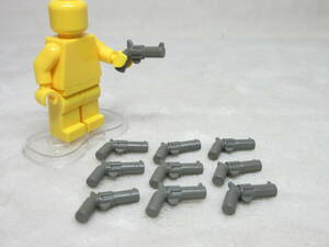 LEGO★CT80 正規品 旧カラー リボルバー 銃 ピストル 10個 同梱可能 レゴ シティ タウン 小物 ウェスタン 世界の冒険シリーズ インディ