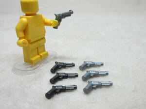 LEGO★CT82 正規品 新タイプ 銃 7個 ピストル 拳銃 同梱可能 レゴ シティ タウン 小物 アクセサリー 手持ち ウェスタン ローンレンジャー