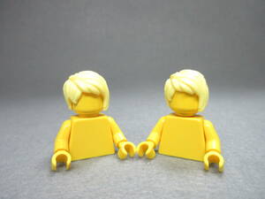 LEGO★23 正規品 2個 髪の毛 ヘアー ミニフィグ用 同梱可能 レゴ シティ タウン 被り物 カツラ 髪 女性 女の人 女の子