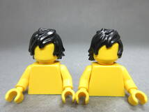 LEGO★153 正規品 2個 髪の毛 ヘアー ミニフィグ用 同梱可能 レゴ シティ タウン 被り物 カツラ 髪 男性 男の人 男の子_画像1
