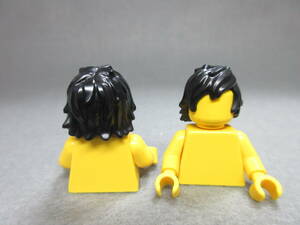 LEGO★154 正規品 2個 髪の毛 ヘアー ミニフィグ用 同梱可能 レゴ シティ タウン 被り物 カツラ 髪 男性 男の人 男の子