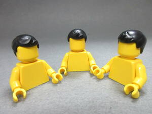 LEGO★217 正規品 3個 未使用 髪の毛 ヘアー ミニフィグ用 同梱可能 レゴ 被り物 カツラ 髪 男の子 子供 男性 少年 男の人