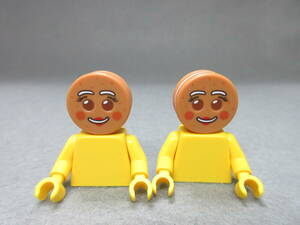 LEGO★正規品 未使用 クッキー ヘッド 2個 着ぐるみ 被り物 ミニフィグ シリーズ 同梱可 レゴ ミニフィギュア 食べ物 ジンジャーブレッド