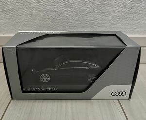 アウディ特注 1/43 Audi A7 Sportback Black 2019 現行モデル