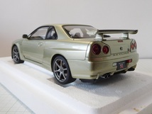 ◎Aa1/18　日産 スカイライン GT-R (R34) VスペックⅡ ニュル ミレニアムジェイド②_画像7