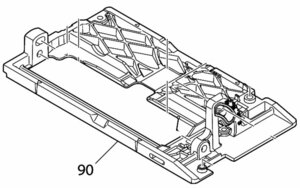 マキタ makita 125mm 防じん マルノコ KS5100F 用 ベース 318479-4 部品 修理 パーツ 丸のこ 丸鋸 丸ノコ 建築 大工 リフォーム