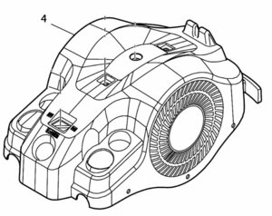 マキタ makita エアコンプレッサ AC460S 用 カバーコンプリート 青 141G54-1 コンプレッサー カバーのみ 部品 修理 建築 大工 造作