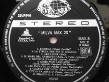 追悼即決1点物!1971年LPミルバmax20/milva/大チャンス買時!!!_画像8