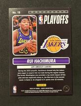 【999枚限定】 Rui Hachimura 八村塁 NBA Hoops Road to the finals /999 #19 Lakers レイカーズ NBA _画像2