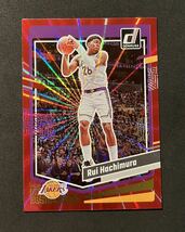【99枚限定】 Rui Hachimura 八村塁 Donruss 2023-24 Lakers Red Laser Parallel レイカーズ /99 #37 _画像1