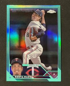 【199枚限定】 Kenta Maeda 前田健太 Topps Chrome Aqua Refractor アクア リフラクター /199 #USC142 MLB 