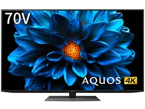 展示品 シャープ AQUOS 4K 70V型液晶テレビ 4T-C70DN1 2023年製