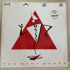 Maze Featuring Frankie Beverly - Too Many Games 12 INCH