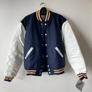 新品　スタジャン ホロウェイ HOLLOWAY VARSITY JACKET M サイズ　ネイビー・ホワイト・イエロー　　