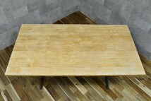 PB4BK109a イクスス ウッド ワークショップ IKUSUSU WOOD WORKSHOP ダイニングテーブル アルダー材 無垢材 モダン 食卓テーブル 食卓机_画像5