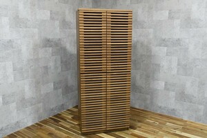 PB4BK132 sea urchin kounico rain LIJN shoe rack tall cabinet W74.2cm shoes rack shoes box natural modern shoes box 