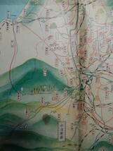 昭和戦前「青森県産業分布図(地図)」30万分の1　63×54㎝程　※破れ・シミ・汚れのある古物です。_画像6