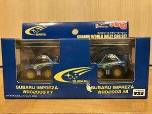 チョロQ 超リアル仕上げ　スバルワールドラリーカーセット　SUBARU IMPREZA WRC 2003 