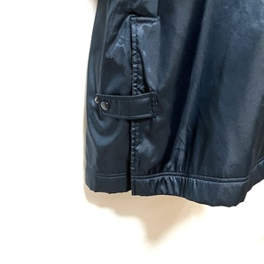 NIKE ナイキ ワンポイント刺繍ロゴ 裏ボア ベンチコート XL 紺 ネイビー ジャケット ブルゾン ロングコート ジャンパー 厚手 肉厚の画像6