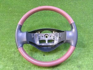 R1 RJ1 Genuine SteeringWheels Steering レザー　　エアバック欠品　中古