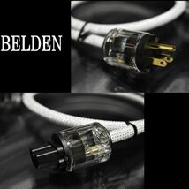 【真鍮】BELDEN ベルデン 19364 電源ケーブル 1m_画像5