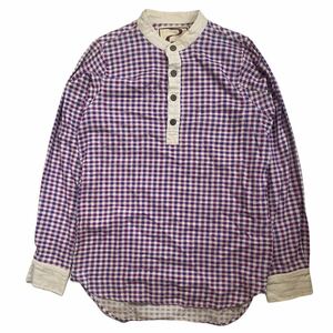 90s beauty:beast purple check shirt 20471120 fotus Cyber dog