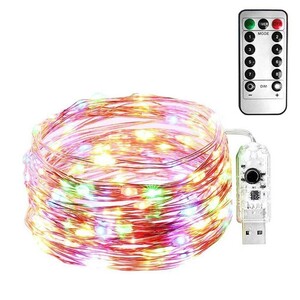 [ free shipping ]USB supply of electricity type illumination light LED jewelry light outdoors garden light 100 lamp LED total length 10M colorful 