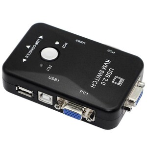 [ free shipping ]4 port USB2.0 KVM VGA switch box switch machine small size personal computer switch vessel 4port keyboard * mouse for personal computer switch 