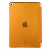 iPad ケース iPad5 / iPad6 / iPad Air1 / iPad Air2 兼用 三つ折スマートカバー PUレザー アイパッド カバー スタンド機能　オレンジ_画像3