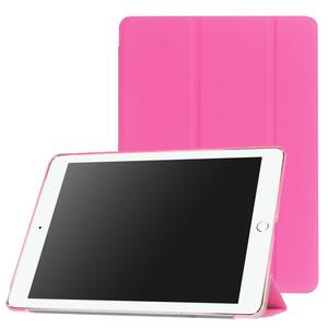 iPad ケース iPad Pro (9.7インチ) 三つ折スマートカバー PUレザー アイパッド カバー スタンド機能　ピンク