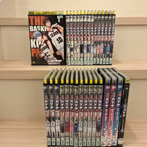 黒子のバスケ DVD 全31巻セット　レンタル落ち