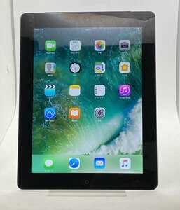 【中古・ジャンク】本体劣化 Apple iPad 4th 32GB Wi-Fi+C SoftBank ブラック NW利用制限〇 本体 A-33221