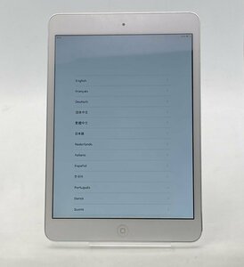 【中古・ジャンク】アクティベーションロック品 Apple iPad mini 1st 16GB Wi-Fiモデル シルバー NWー 本体 部品取り用 A-MF196