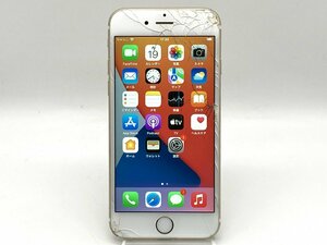 【中古・ジャンク】液晶画面割れ 打痕多数 本体割れ有 Apple iPhone 6s 64GB docomo解除版SIMフリー ゴールド NW〇 本体 A-86311