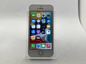 【中古・ジャンク】バッテリー不良 Apple iPhoneSE 1st 32GB au解除版 シルバー NW利用制限〇 本体 A-20211