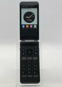 【中古・ジャンク】本体劣化 京セラ GRATINA 4G KYF31 au ブラック NW利用制限〇 本体 A-13366