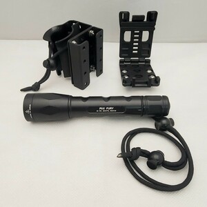 廃盤良品 SUREFIRE シュアファイア 懐中電灯 P3X Fury LEDフラッシュライト 1000/15 Lumen P3X-B-BK おまけ付き