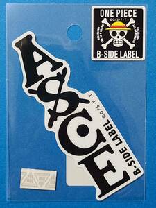 ワンピース B-SIDE LABELステッカー　ASCE　ACE刺青ロゴ　ポートガス・D・エース　タトゥー　ONE PIECE