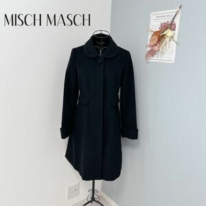 ミッシュマッシュ　ブラック　ロングコート