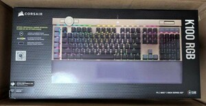 【限定ゴールドモデル】Corsair K100 RGB 光学メカニカル ゲーミング キーボード ミッドナイ トゴールド