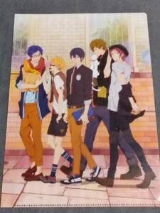 ☆クリアファイル☆ Free! 京アニ　別冊spoon.2Di 特典 非売品　七瀬遙、橘真琴、松岡凛、葉月渚、竜ヶ崎怜 / gb44