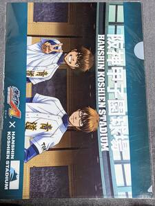 ☆クリアファイル☆ ダイヤのA 阪神甲子園球場限定 コラボ（描き下ろし）クリアファイル　沢村栄純/御幸一也 /ge19